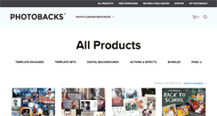 Desktop Screenshot of photobacks.com